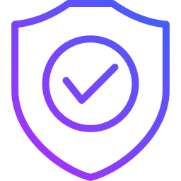 Shield icon representing durable cabinet painting finish.