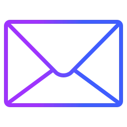 Envelope icon representing Bompani Painting email contact for cabinet painting services in Salt Lake City